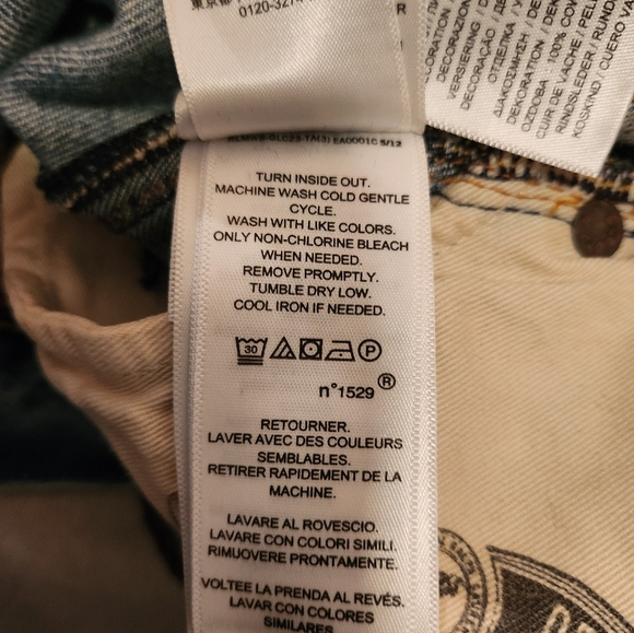 SOLD! Polo Ralph Lauren Mens Sulivan Slim Patchwork Bandana Distressed Jean 3430 - Picture 11 of 12